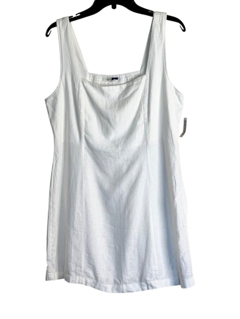 Old Navy Women's Linen Blend Sleeveless Dress Ivory Size PL NWT - Picture 4 of 8